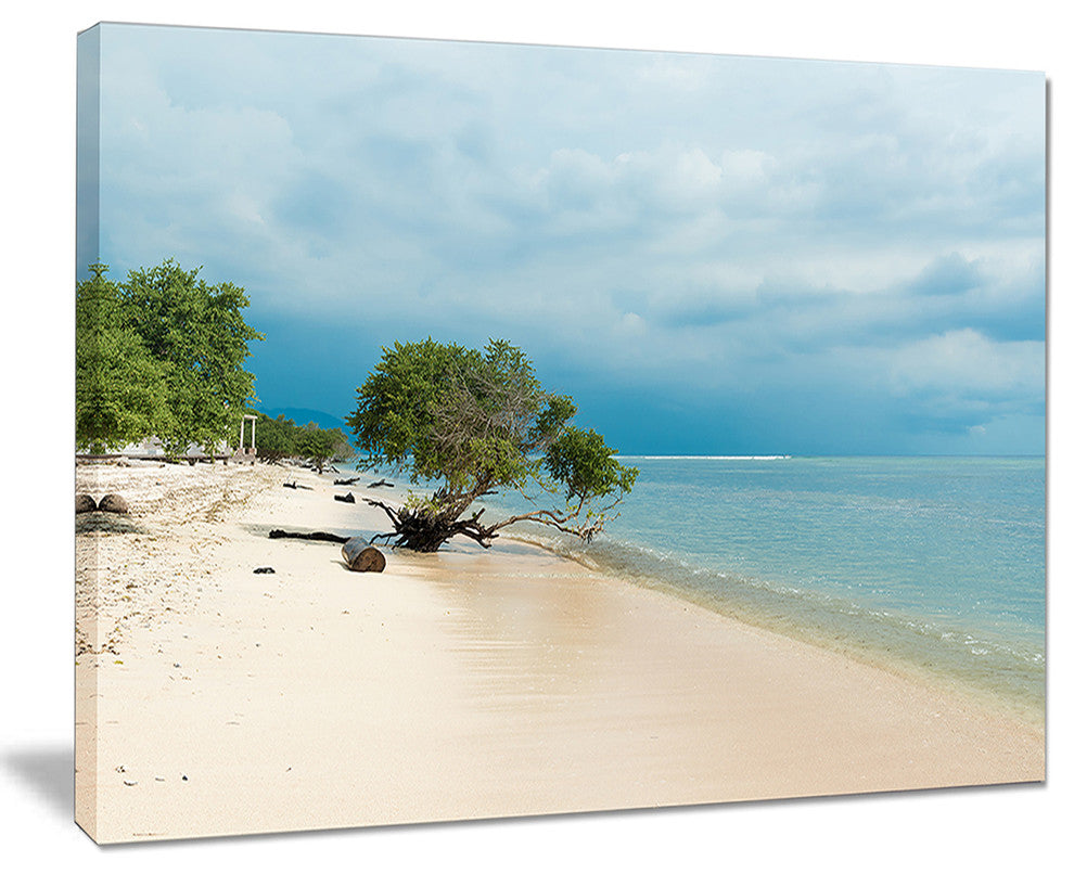 "Beautiful Coastline in Indonesia" Modern Seascape Wall Art, 40"x30"