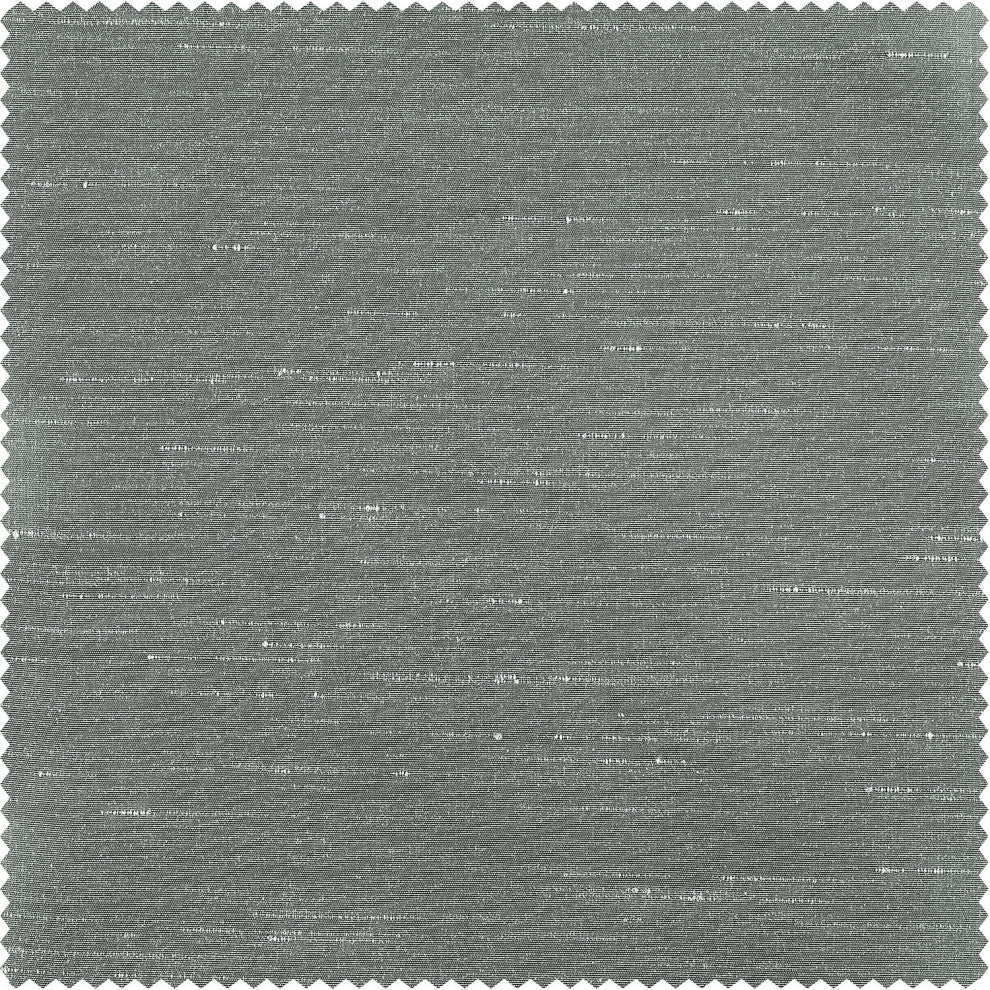 Silver Vintage Textured FauxDupioni Silk Curtain Single Panel, 50"x96"