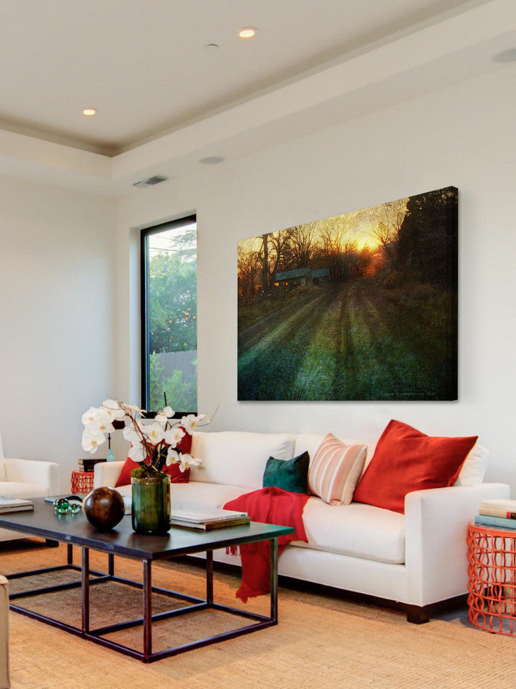 "House Down the Road" Painting Print on Canvas by Chris Vest