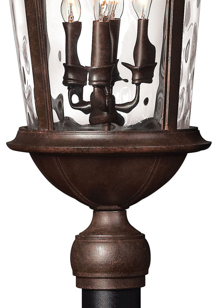 Hinkley Windsor Large Post Top Or Pier Mount Lantern, River Rock
