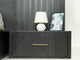 Modrest Manchester- Contemporary Dark Gray Nightstand