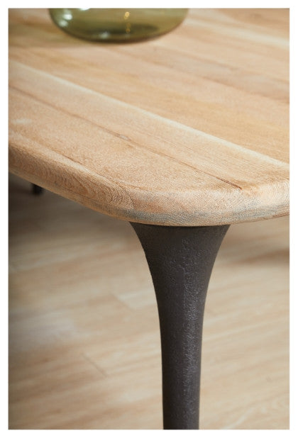 Etro Solid White Oak Dining Table - Natural