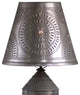 14" Fireside Shade With Chisel, Kettle Black