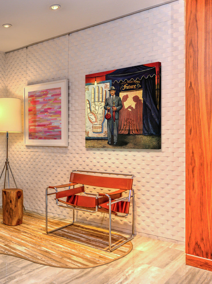 "Palmist" Painting Print on Canvas by Stevan Dohanos