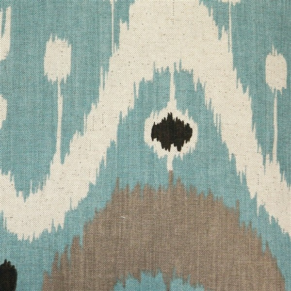 Pillow Decor - Indah Ikat Blue 20 x 20 Throw Pillow