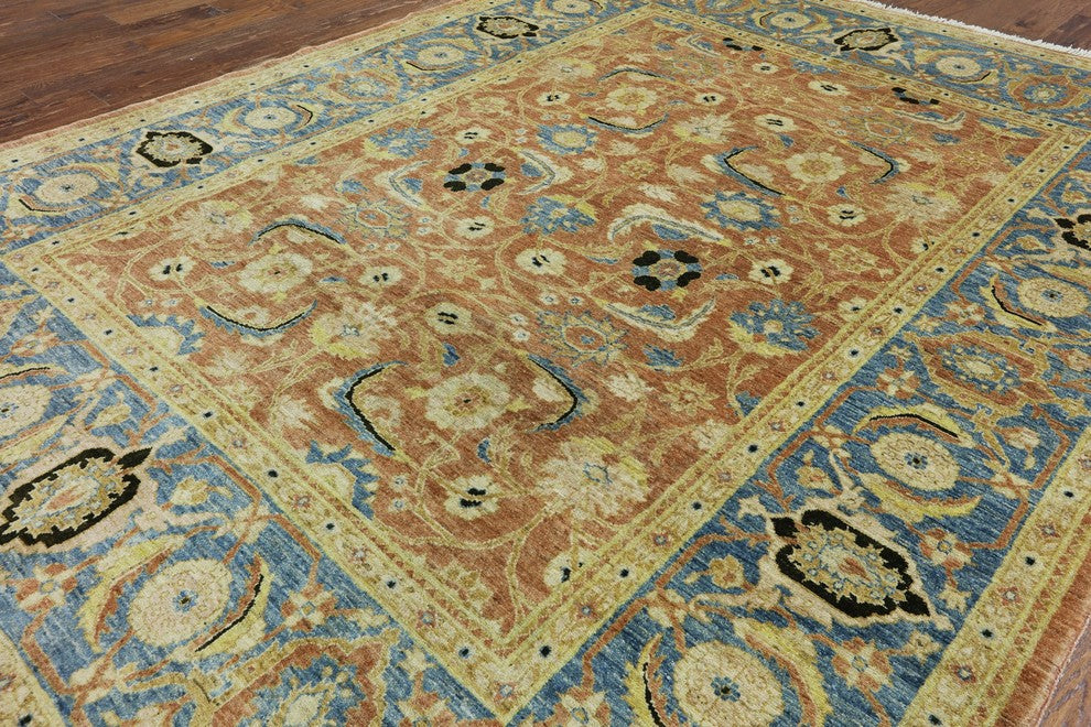 8'x10' Signed Fine Serapi Oriental Area Rug, W1909