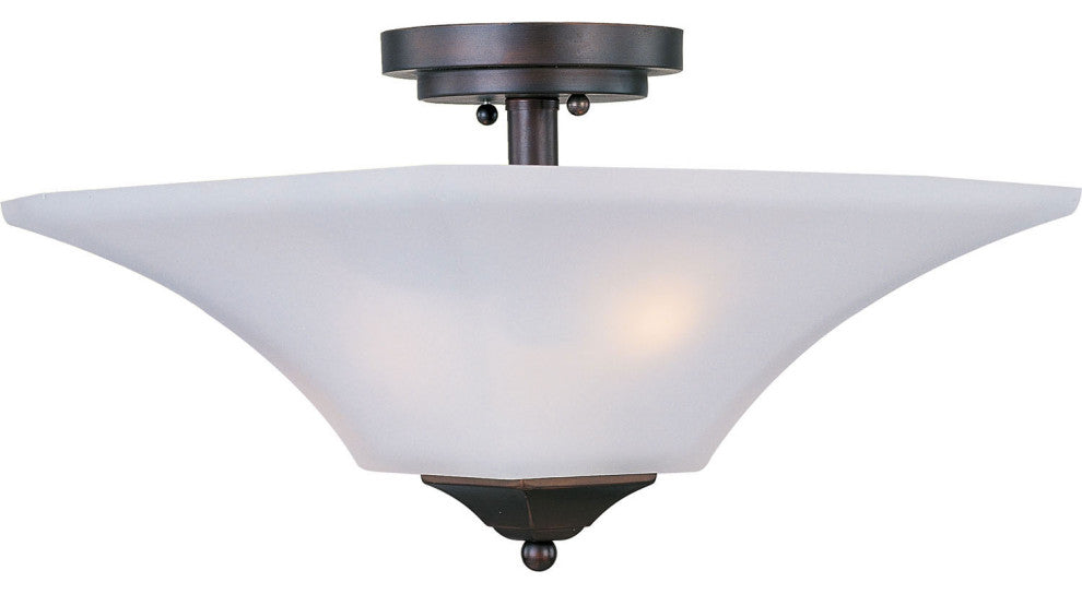 Maxim Aurora Two Light Semi-Flush Mount 20091FTOI