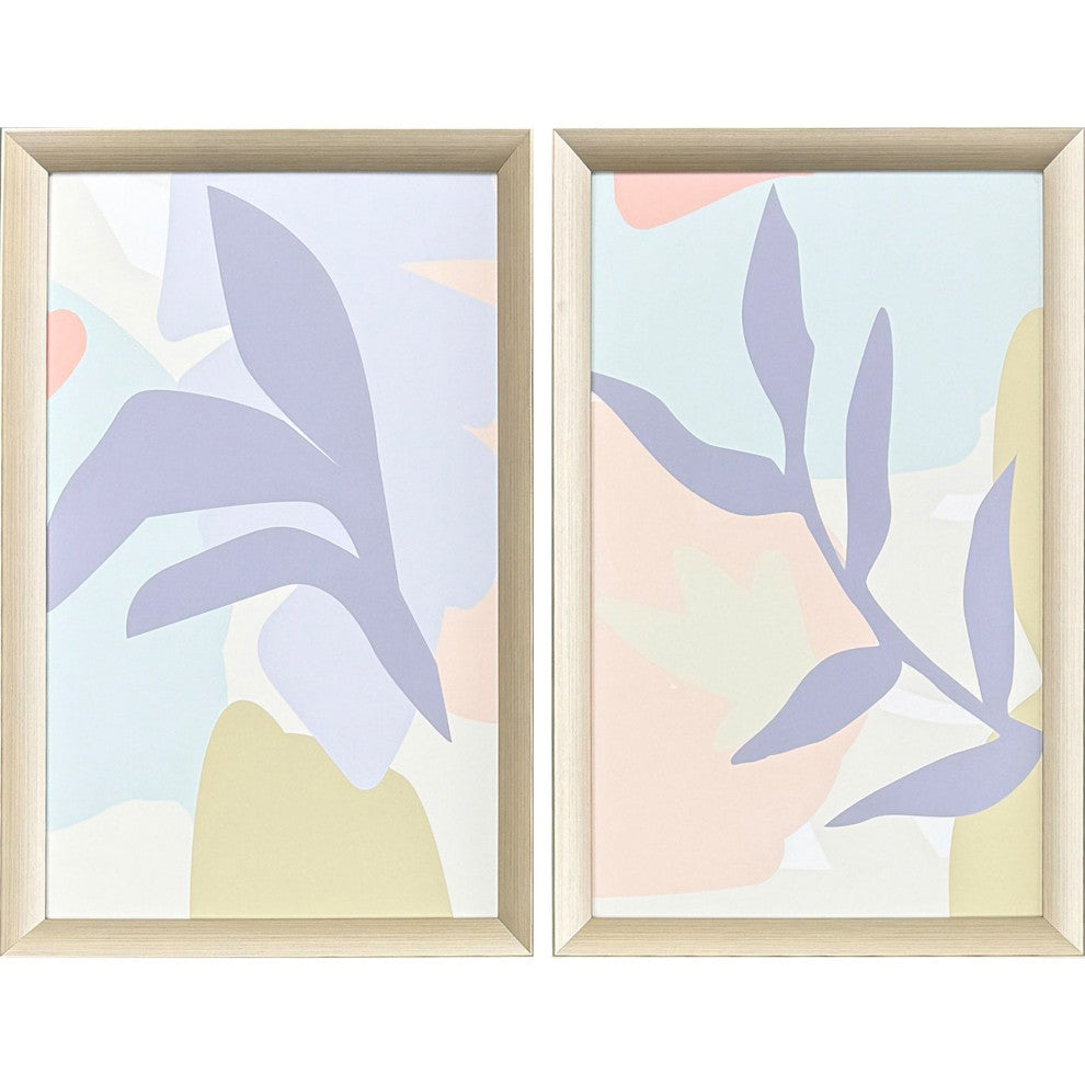Pastel Tropics Framed Art, 2-Piece Set