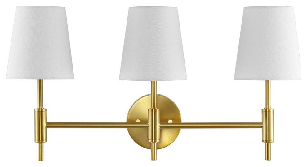 Safavieh Darya 3 Lt 24" Wall Sconce, Brass