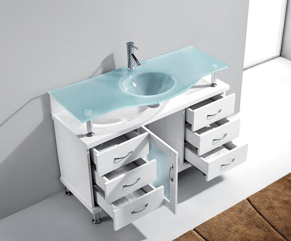 Virtu Vincente 48" Single Bathroom Vanity, Espresso
