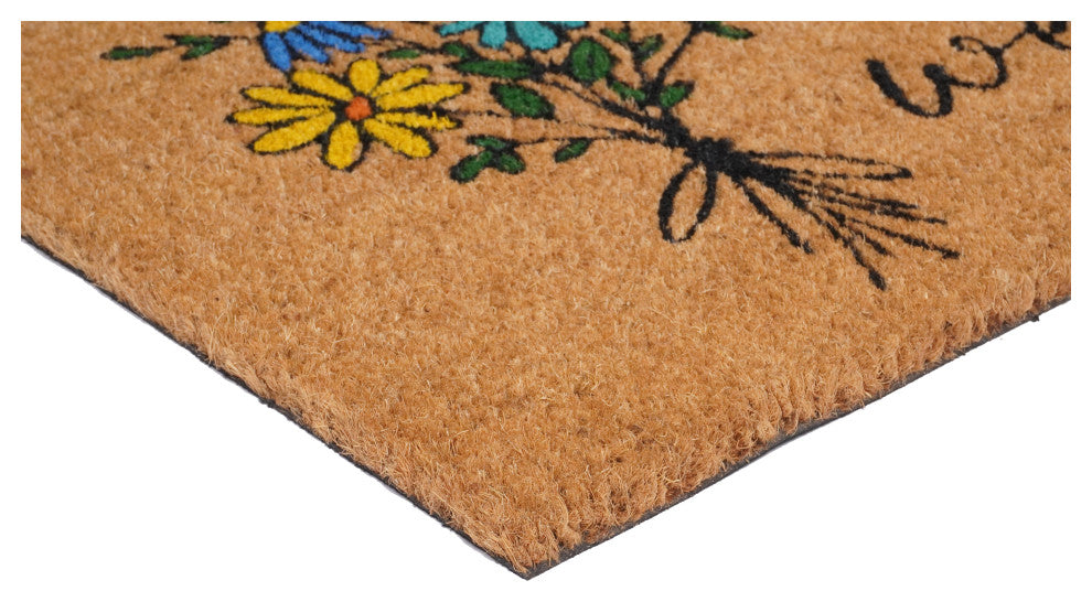 Calloway Mills Spring Flowers Bouquet Doormat