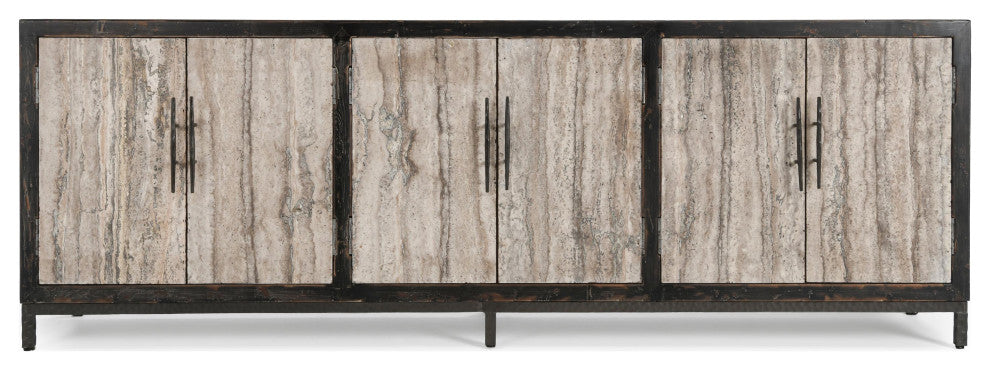 Lisbon Reclaimed Pine Wood Sideboard Buffet Cabinet