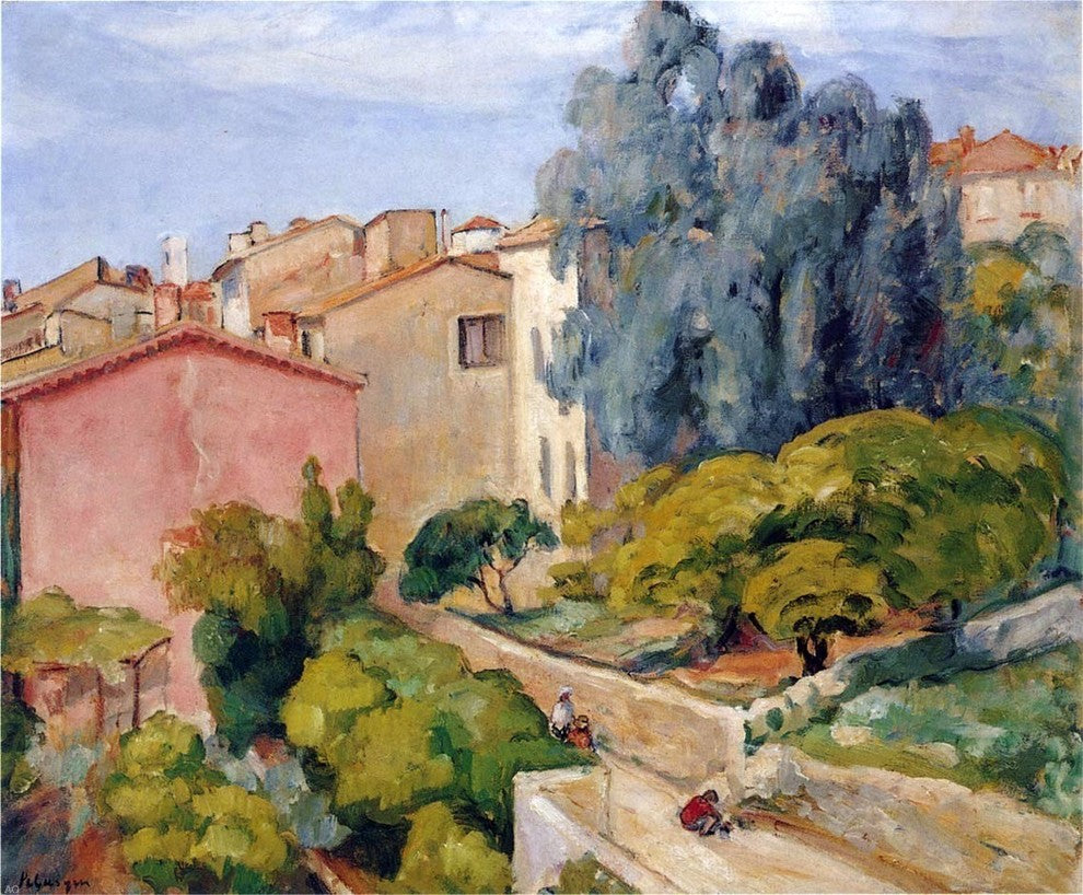Henri Lebasque A Village in Summer - 20" x 25" Premium Canvas Print
