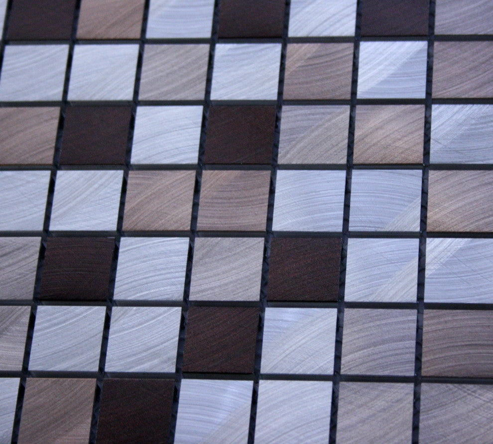 Legion Furniture 11.75"x11.75" Seashell Aluminum Tile
