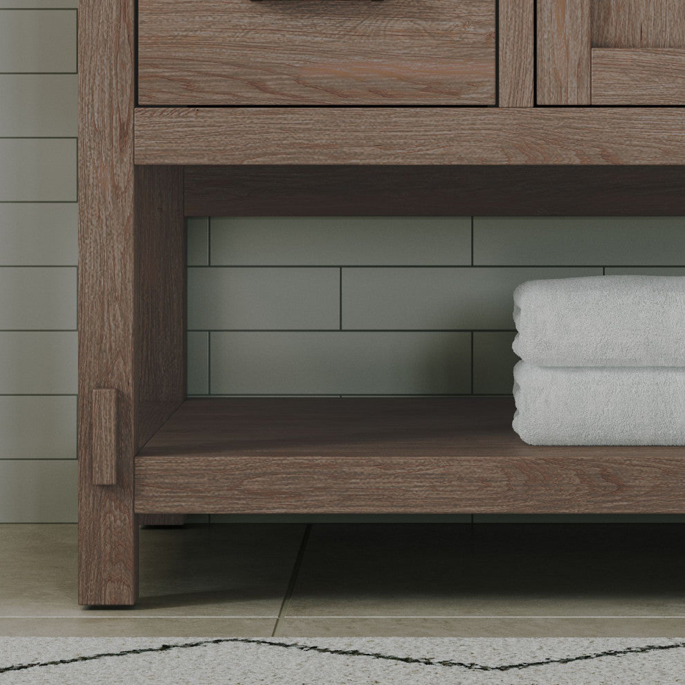 The Betsy Bathroom Vanity, Brown, 42", Single Sink, Freestanding