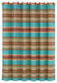 Serape Shower Curtain and Rings Set, 72"x72"