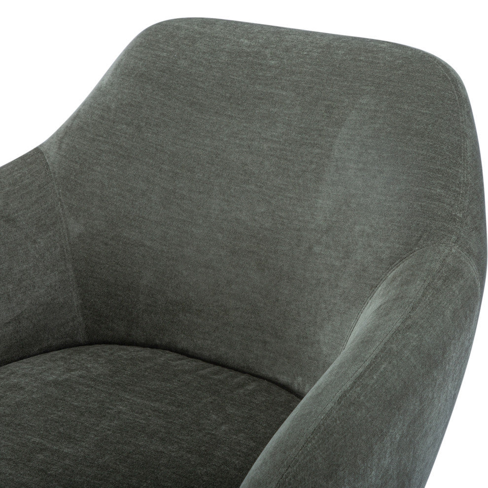 Metro, Zurich Accent Chair, Forest Green
