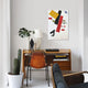 "Dynamic Suprematism" by Kazimir Malevich, Canvas Print, 18"x12"