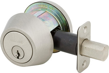 Callan2 Grade 2 Single Cylinder Deadbolt, Satin Nickel