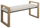 Uttermost Areca Coastal Rattan bench