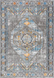 Izmit Geometric Vintage Medallion Area Rug, 5 X 8