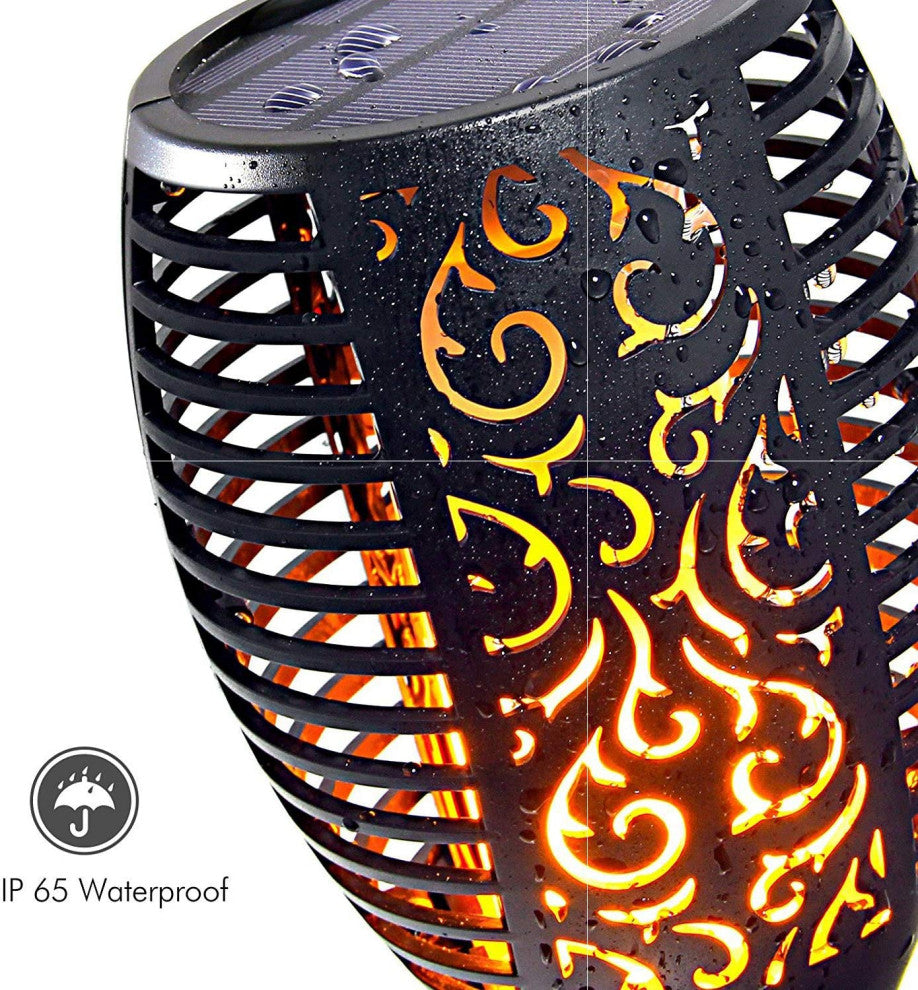 Smart Flickering Flames pathway Lights, Waterproof - Pack of 12
