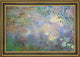 Claude Oscar Monet WaterLily Pond with Irises (Left Half)Canvas Print, 16"x24"