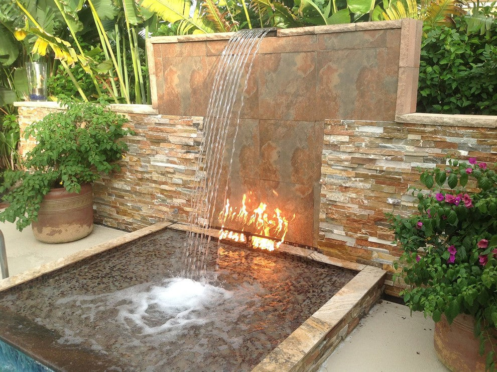 50" 3-Piece Trough Burner and Complete Basic Propane Fire Pit Kit