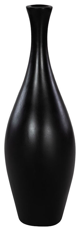 Trumpet Vase, Small, Matte Black