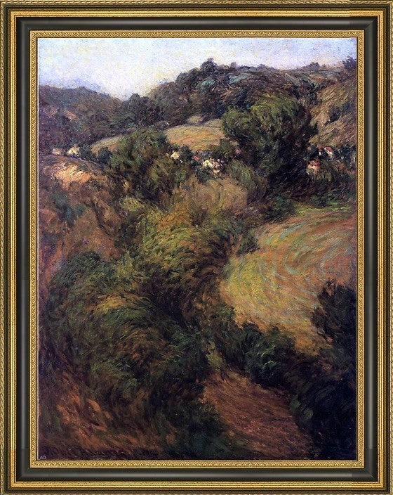 John Ottis Adams Across the Valley Framed Premium Canvas Print, 18"x24"
