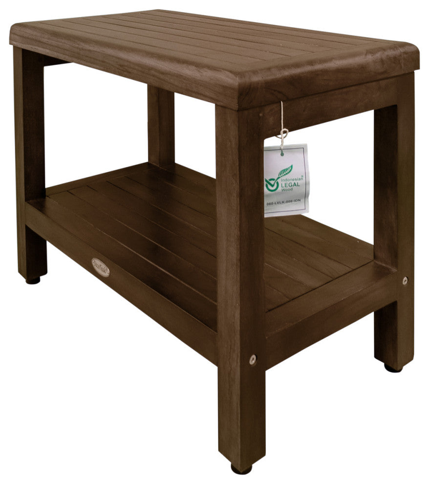 Classic Teak Shower Bench, 24"