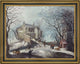 Frans De Momper Winter Landscape Framed Premium Canvas Print, 21"x28"