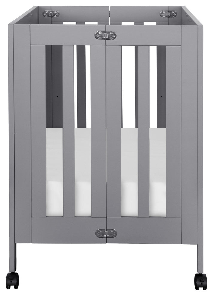 Origami Mini Crib, Gray