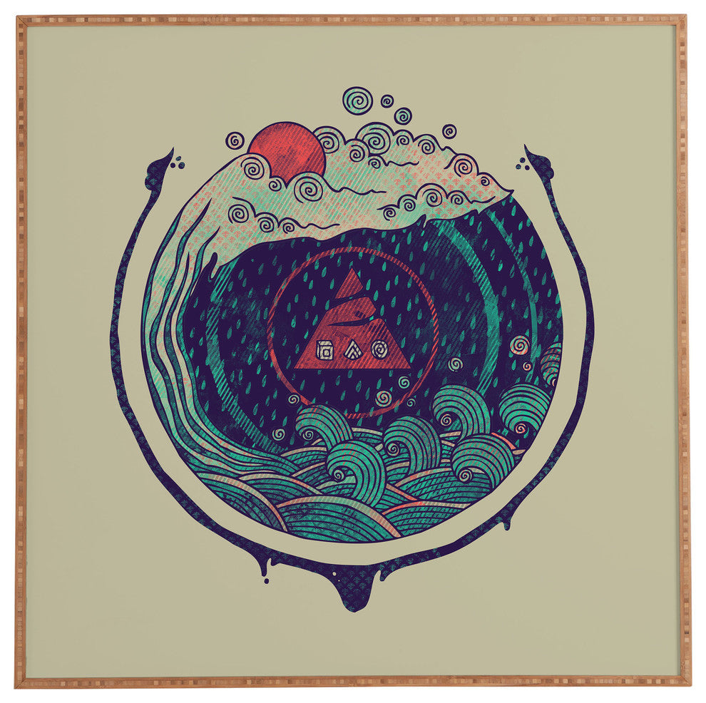 Deny Designs Hector Mansilla Water Framed Wall Art