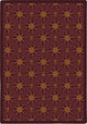 Kaleidoscope Rug, Mariner's Tale, Wine, 3'10"x5'4"