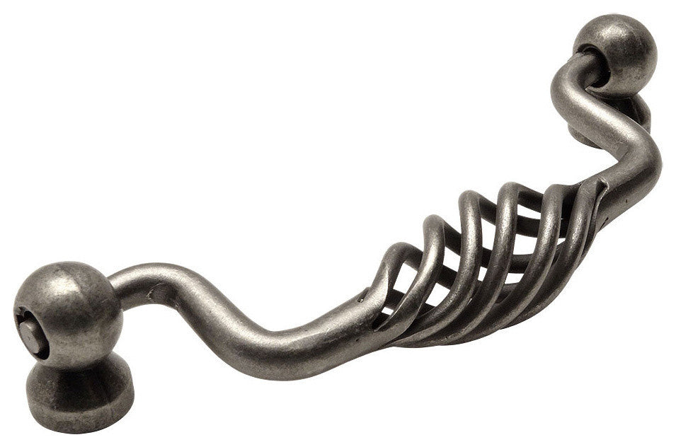 Cosmas 9993-96ORB Birdcage Cabinet Pull, Set of 5, Weathered Nickel