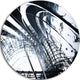 3D Abstract Art Black Structural, Abstract Digital Round Wall Art, 11"