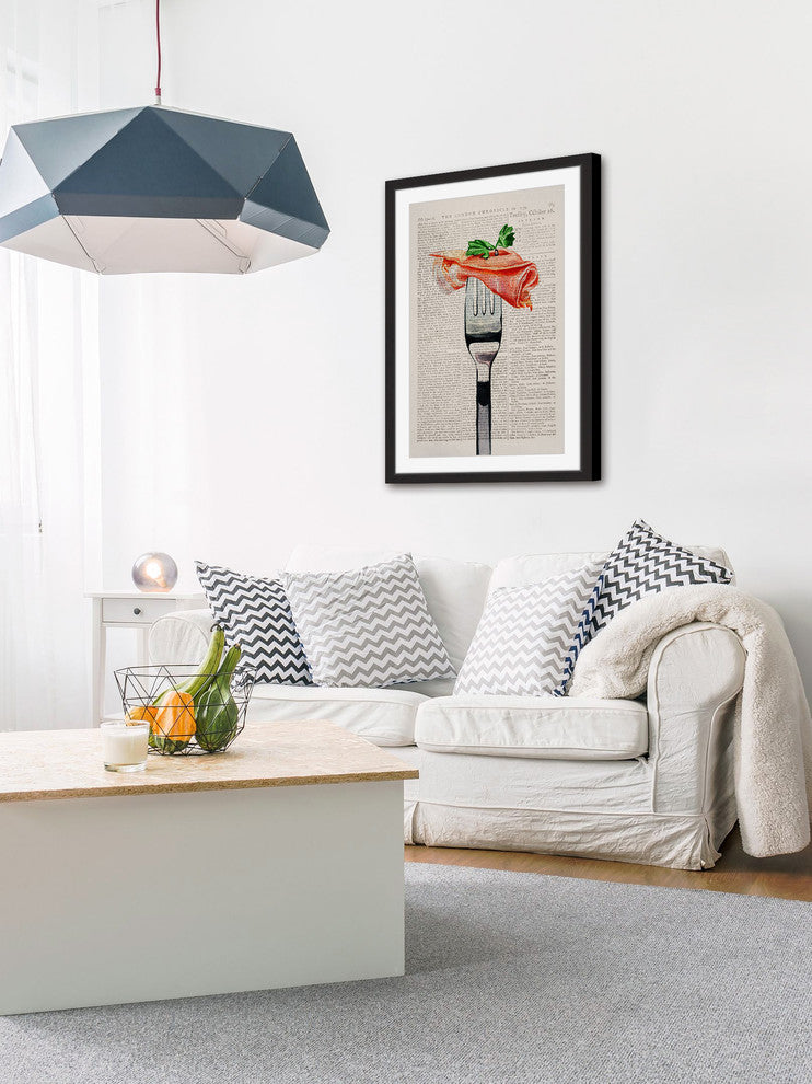 "Jamon Serrano II" Framed Painting Print, 16"x24"