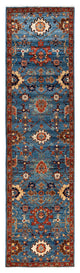 Serapi One-of-a-Kind Hand-Knotted Area Rug Light Blue, 2'8" x 9'11"