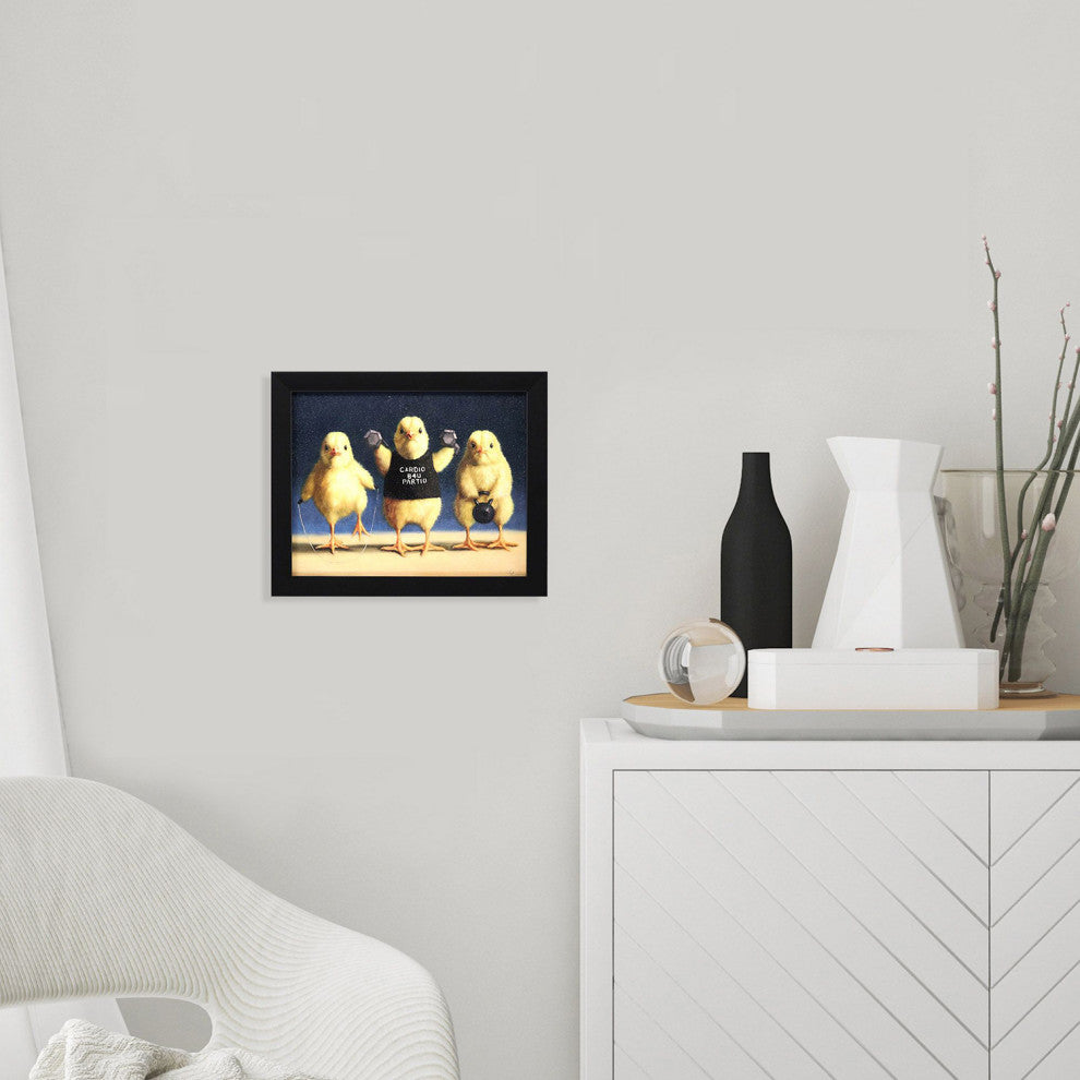 Cardio Chicks Non-Glass Framed Art
