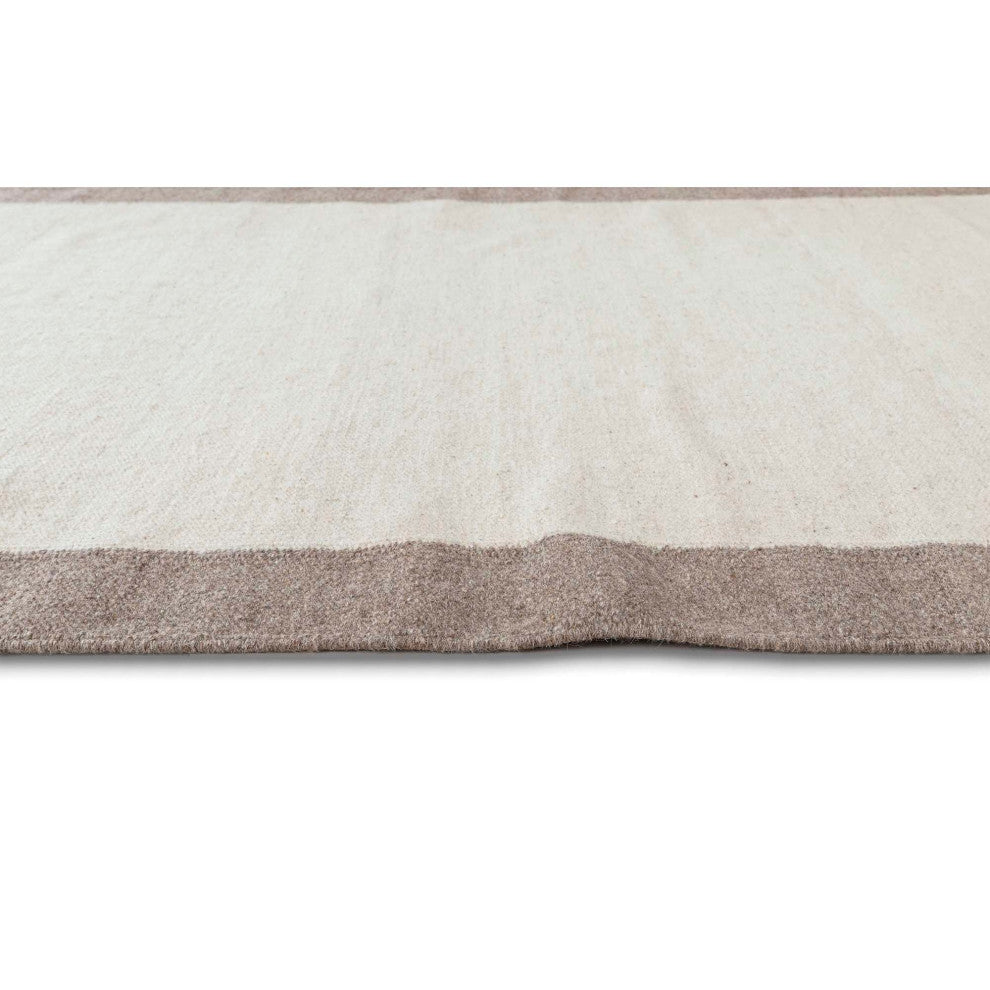 Nu Maison Soft Border Area Rug, Brown, 3'x5'