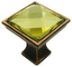 MultiFaceted Golden Topaz Oil Rubbed Bronze Madison Classic Knob