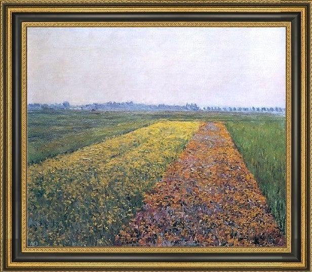 Gustave Caillebotte the Yellow Fields at GennevilliersCanvas Print, 16"x20"