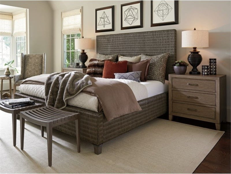 Driftwood Isle Woven Platform Bed 6/6 King