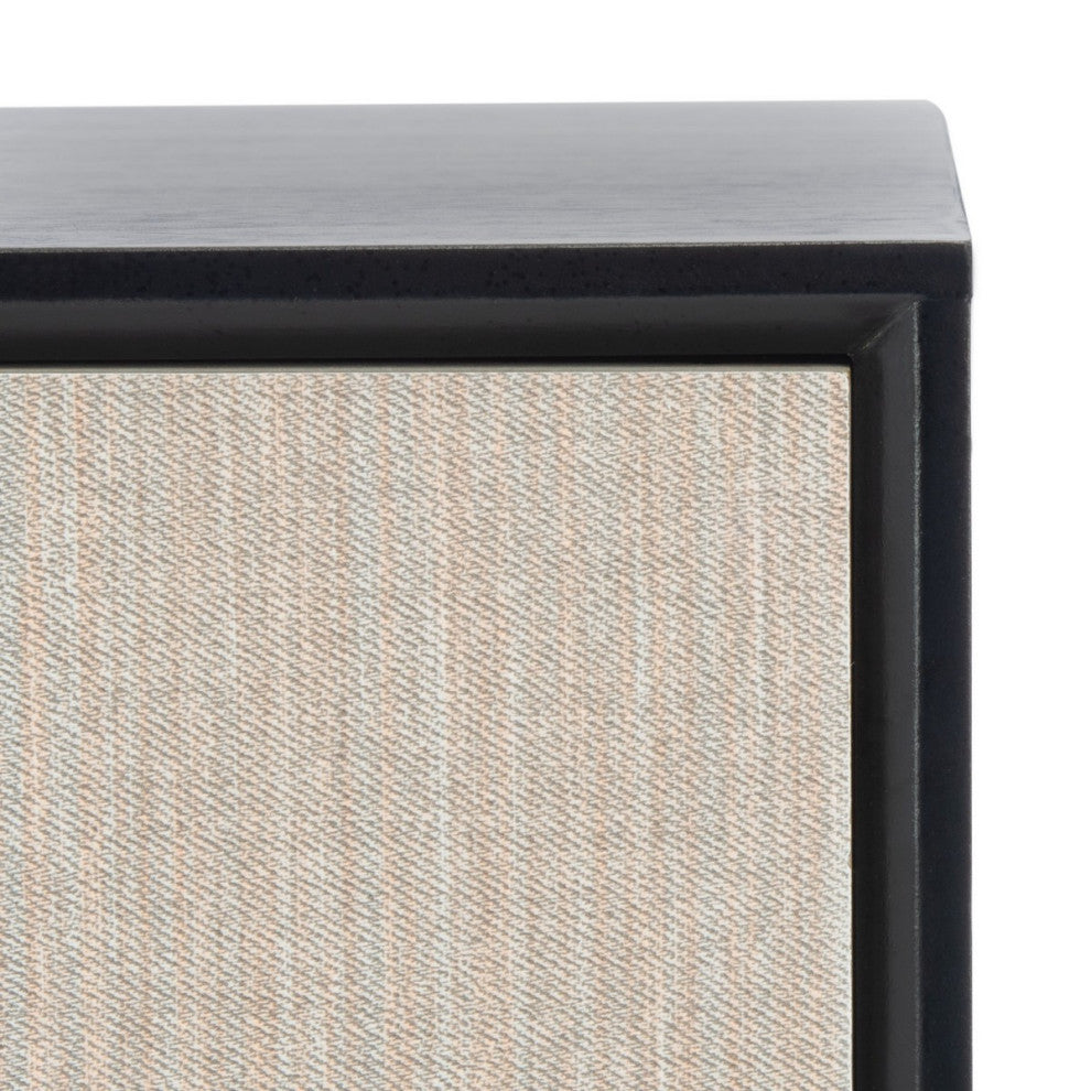 Safavieh Estella 1 Drawer Accent Table, Black