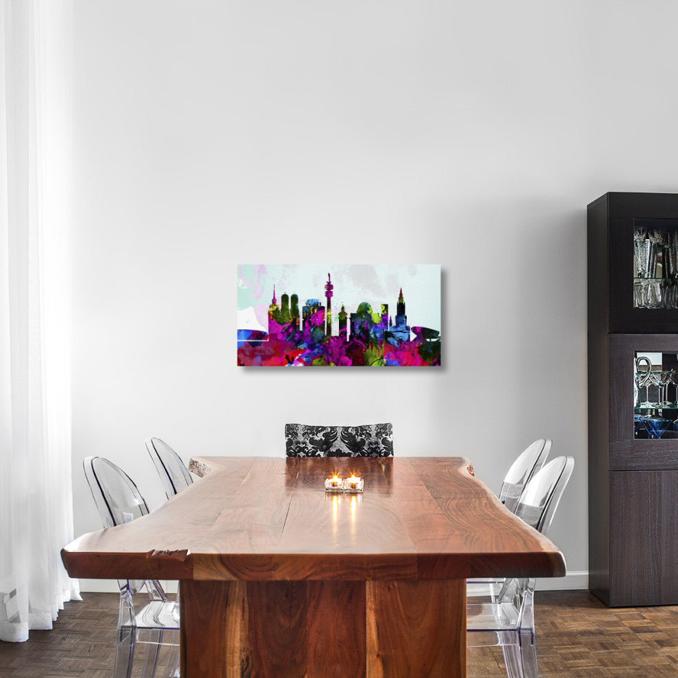 "Munich City Skyline" Fine Art Print