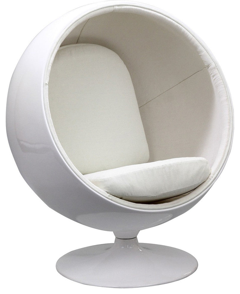 Modern Contemporary Living Room Kids Chair White