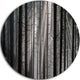 Sunbeams Peeking Through Dark Forest, Forest Disc Metal Wall Art, 23"