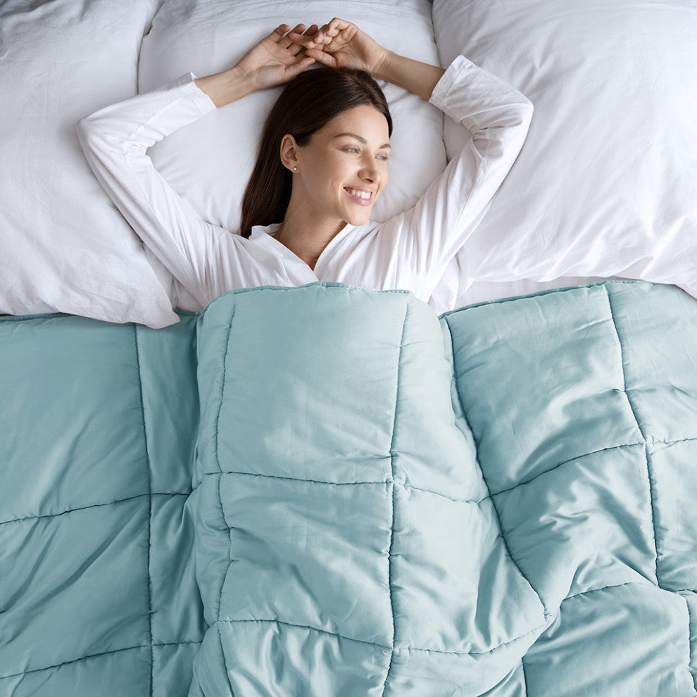 Madison Park 300 Thread Count Cotton Shell Luxury Down Alternative Comforter