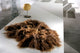 Arctic Icelandic Sheepskin Rug, 2'x3', Rusty Brown